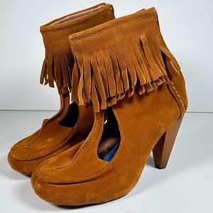 Jeffrey Campbell NavaJo Fringe Boot Heels